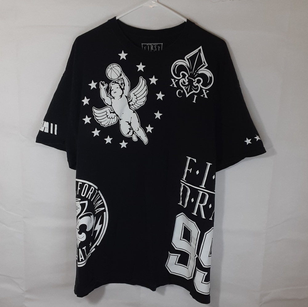 First Draft Black Men's T-Shirt
